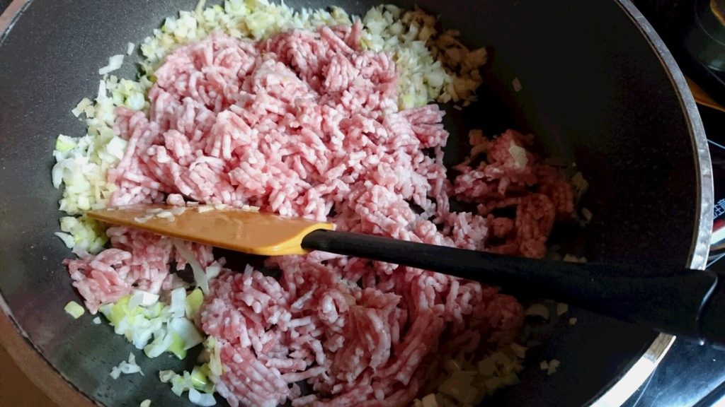 マーボー　挽き肉
