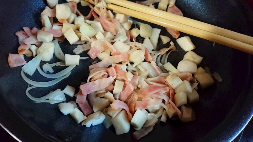 かぼちゃキッシュ　具材
