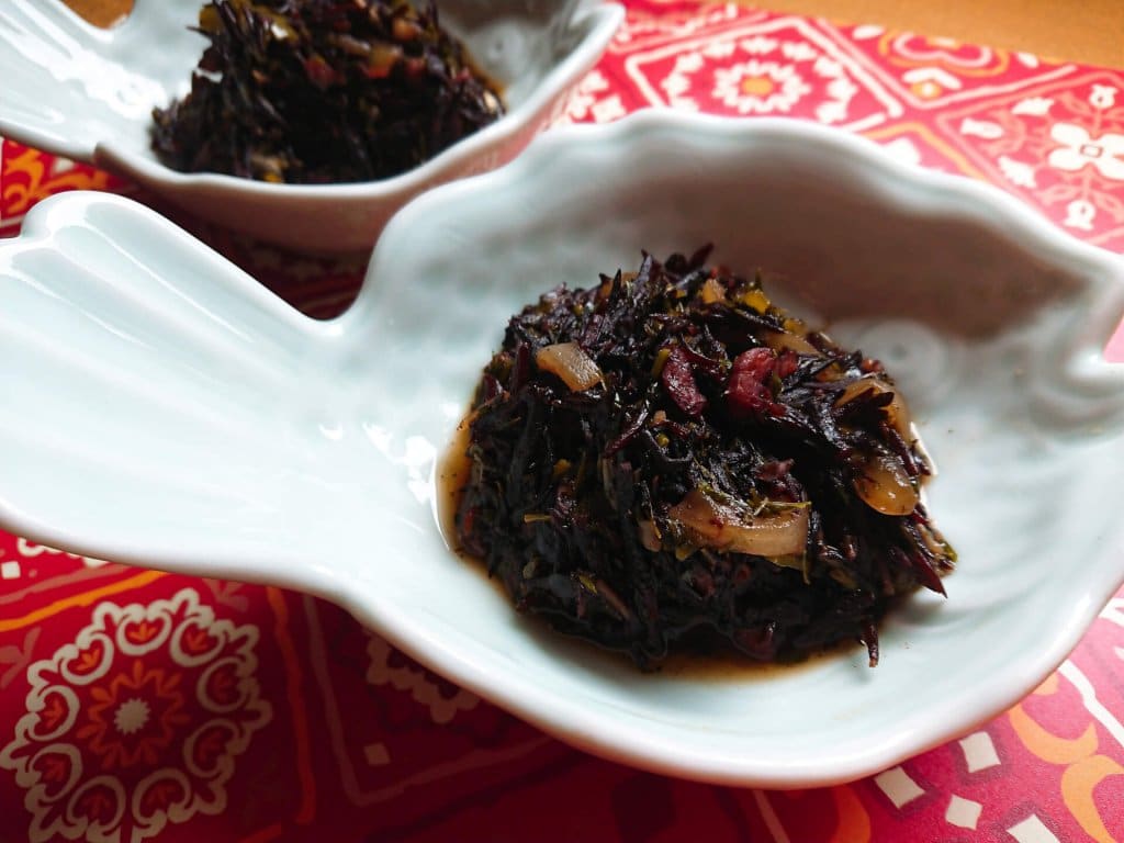 アカモク入りの中華風ひじき煮 長州海の幸プロジェクト 株式会社evahのホームページ